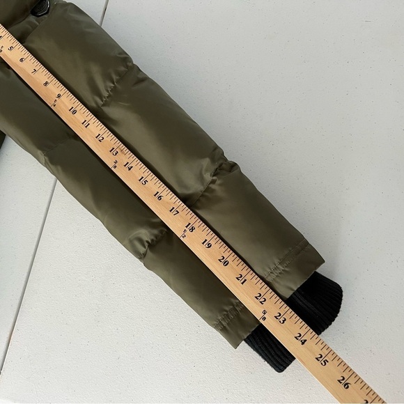 Vince Camuto Women's Faux Fur Trim Down Puffer Coat Green Size Large - Picture 13 of 16